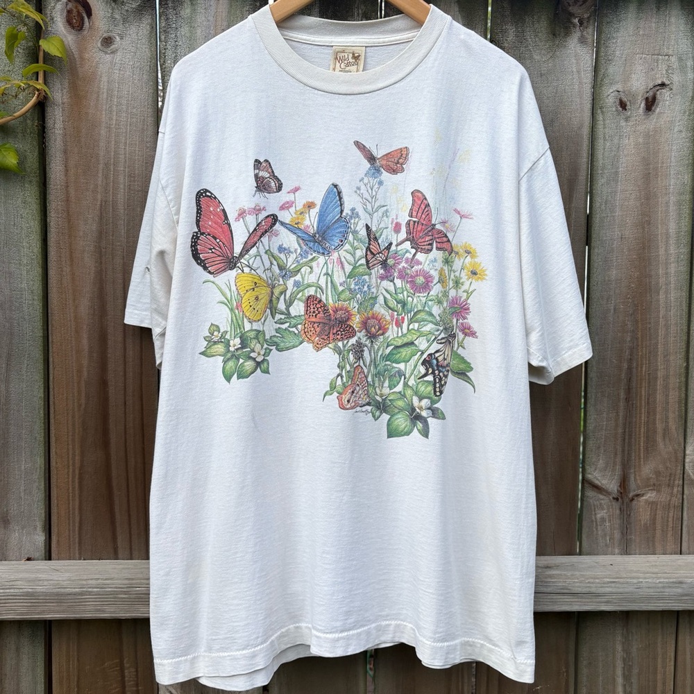 Vintage Butterflies Nature T Shirt